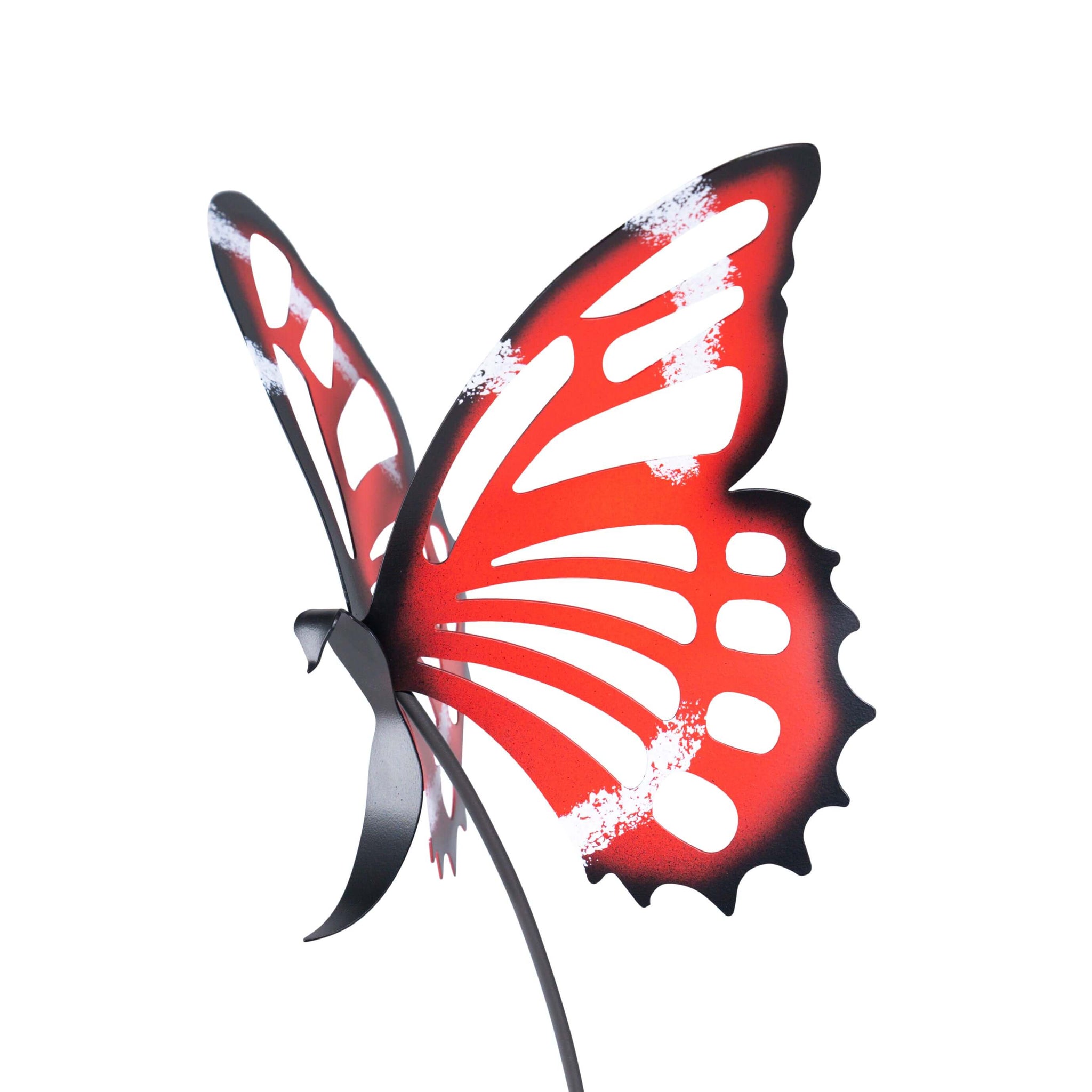 Butterfly Garden Stakes - Lawn Ornaments - Cricket Forge