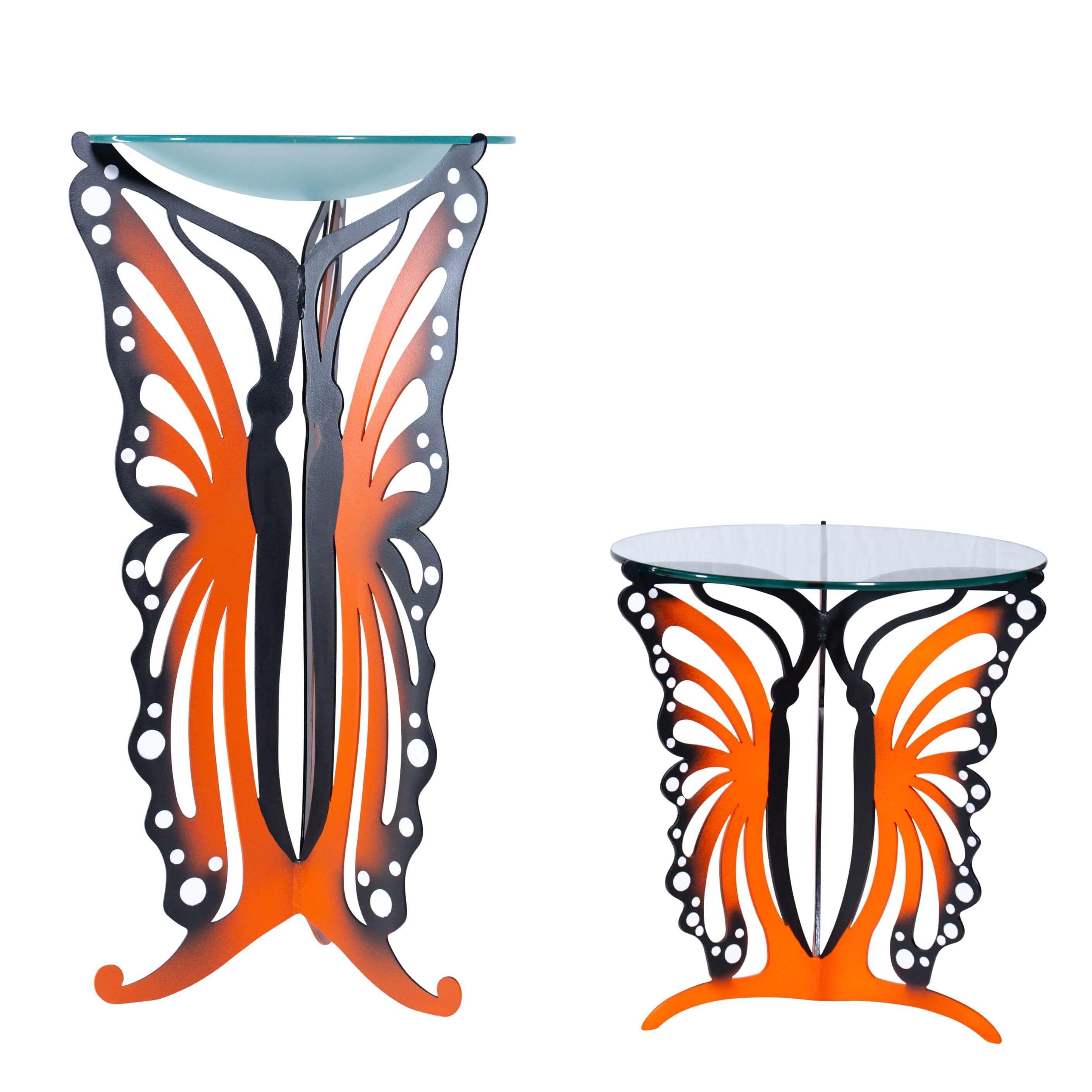 Butterfly Tables - Metal Outdoor Table - Cricket Forge