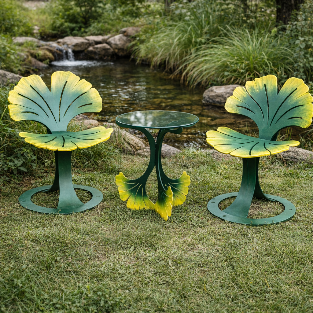 Three Graces Pedestal - Metal Patio Tables - Cricket Forge
