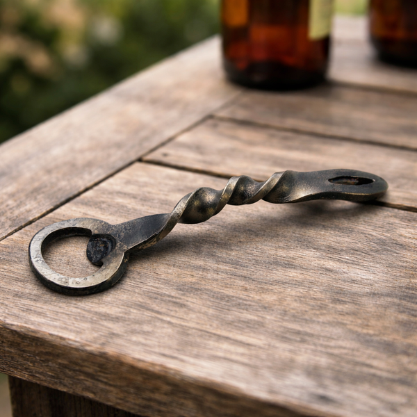 Twisted Bottle Opener - Metal Beer Openers - Cricket Forge
