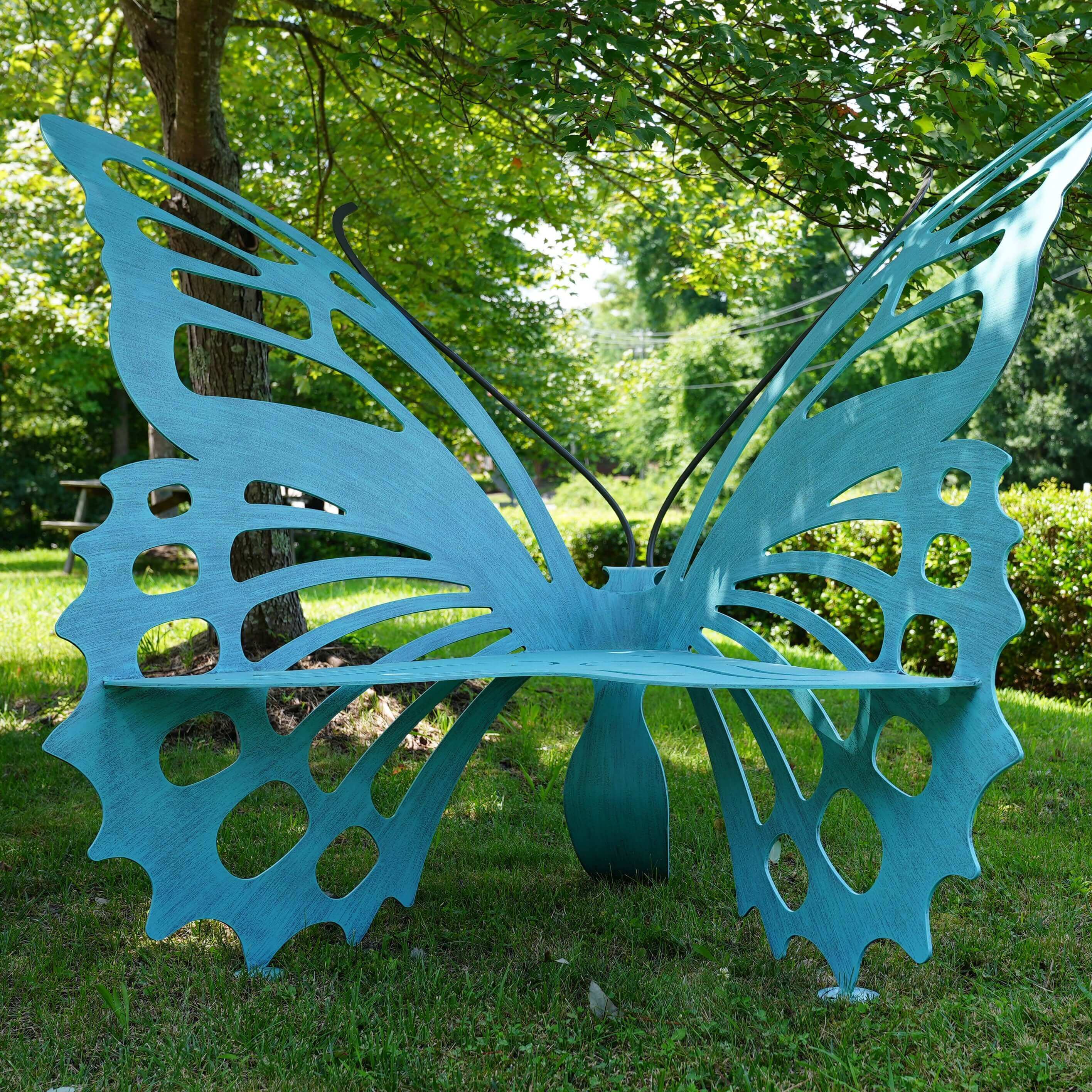 Metal Butterfly Butterfly Bench Kirklands Garden Butterfly Chair