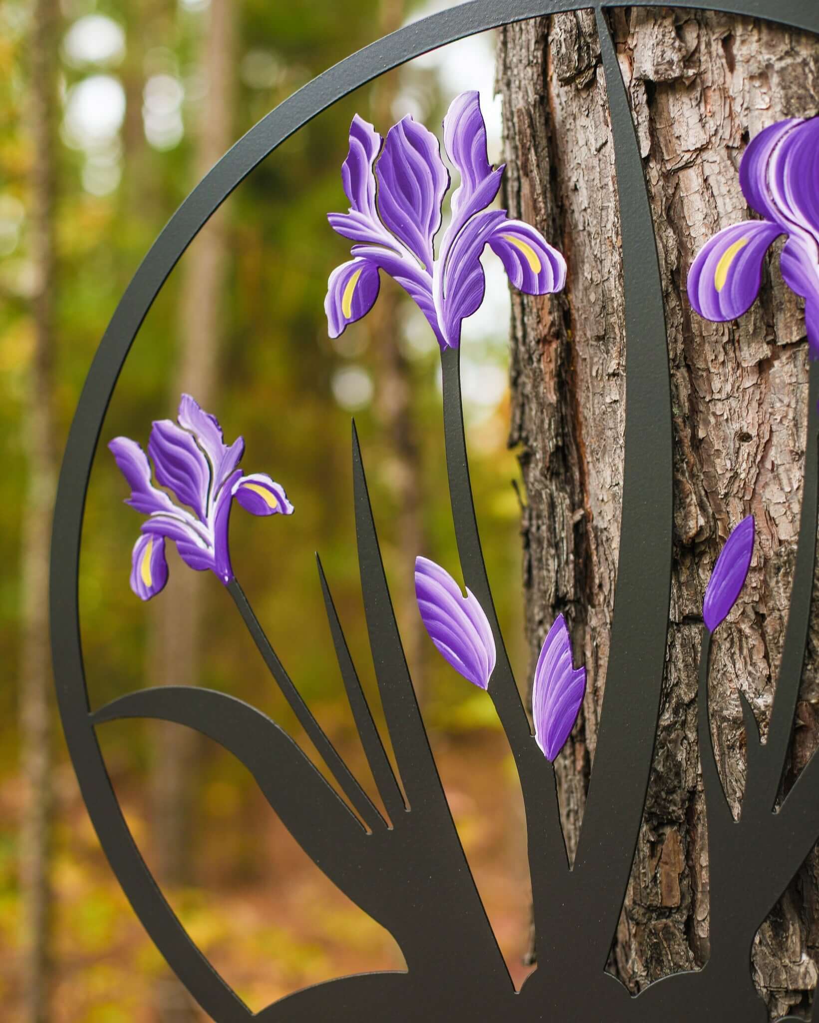 Iris Wall Hanging - Metal Wall Art Decor - Cricket Forge